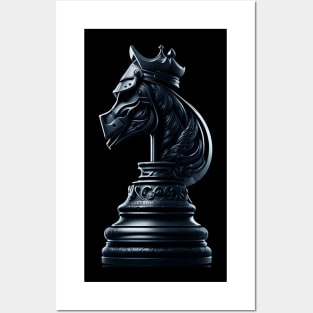 Epic Chess knight piece: cool chess merch Posters and Art
